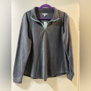Maurice’s Grey Fleece 3/4 Zip